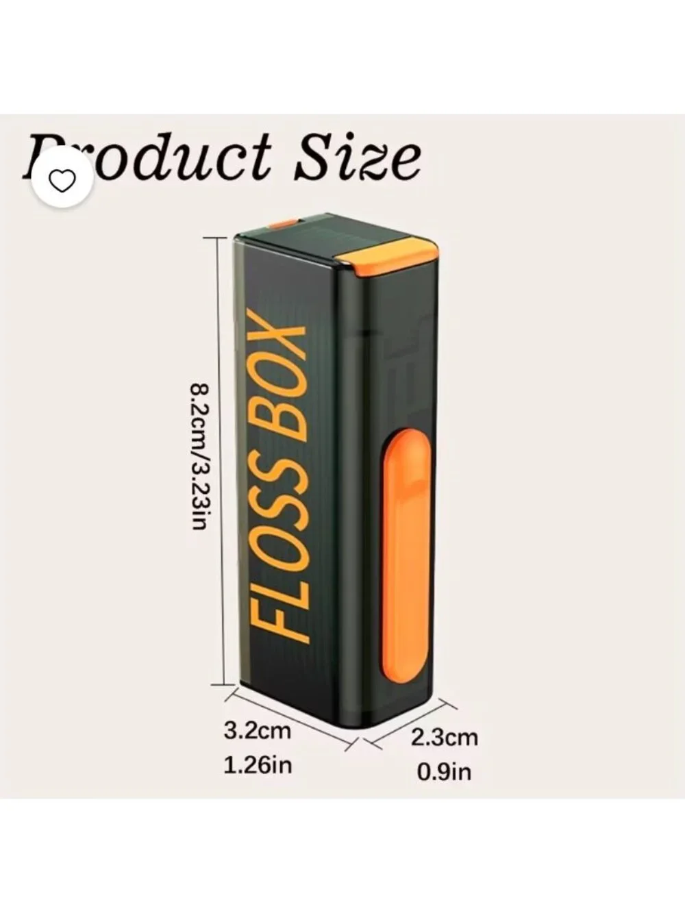 Automatic Floss Pick Dispenser, Portable Pop-up Dental Floss Box with Built-in M